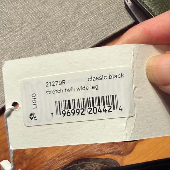 NWT * SPANX Black High-Rise Wide-Leg Trousers - Picture 10 of 12